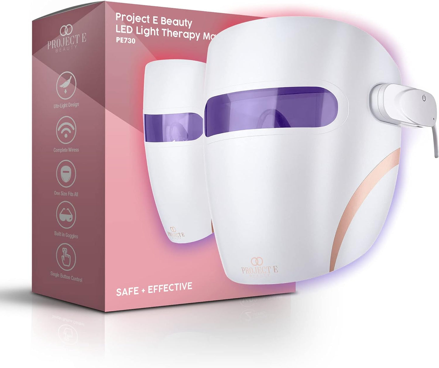 LED Light Therapy Mask Collagen Boost | Anti-Wrinkle | Wireless Face Mask | Advanced Skincare | All Skin Types