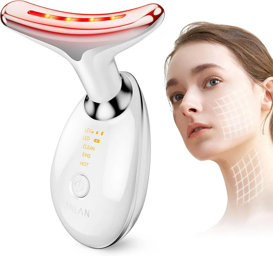 Face Massager Against Wrinkles, with 3 Modes, Face Device for Skin Tightening & Lifting