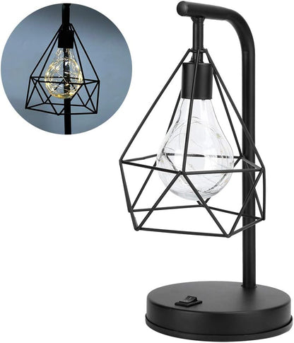 LED Table Lamp,Wrought Iron Modeling Lamp,Soft Lighting,Decorative Gifts