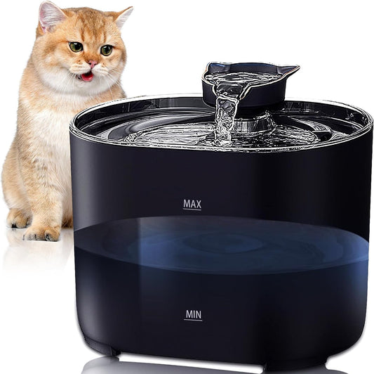 Cat Water Fountain, Pet Fountain with Water Filter for Cat Dog Water Drinking Automatic Pet Water Dispenser