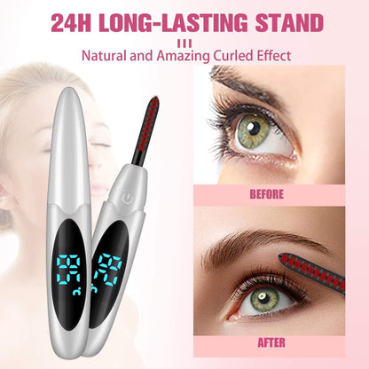 Heated Eyelash Curler, USB Rechargeable Heated Lash Curler