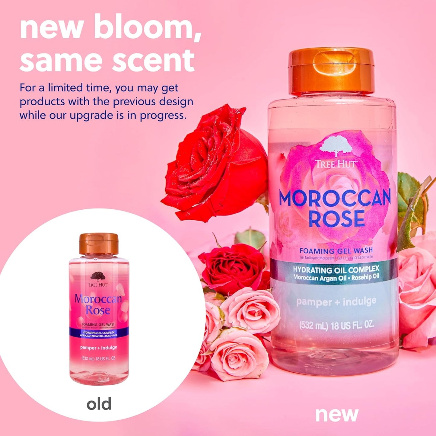 Moroccan Rose Nourishing & Moisturizing Foaming Gel Wash