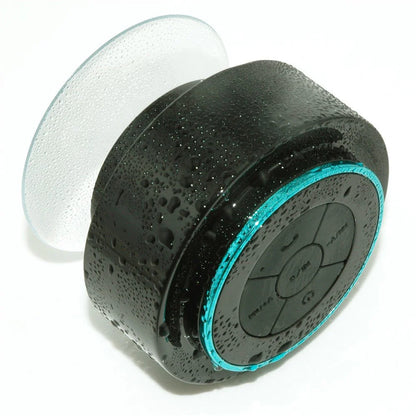 Shower Speaker Waterproof | Bluetooth Wireless Speaker with Lights| Suction Cup and Mic for Bathroom